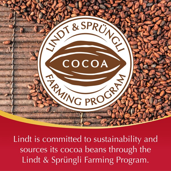 Lindt Lindor Single Milk Chocolate Truffle, Melting Truffle Center, 0.42 oz