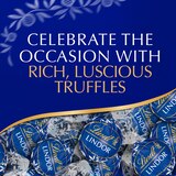 Lindt Lindor Single Dark Chocolate Truffle, Melting Truffle Center, 0.42 oz, thumbnail image 5 of 5