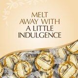 Lindt Lindor Single White Chocolate Truffle, Melting Truffle Center, 0.42 oz, thumbnail image