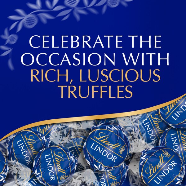 Lindt, Lindor Dark Chocolate Candy Truffles, Chocolates with Smooth, Melting Truffle Center, 5.1 oz