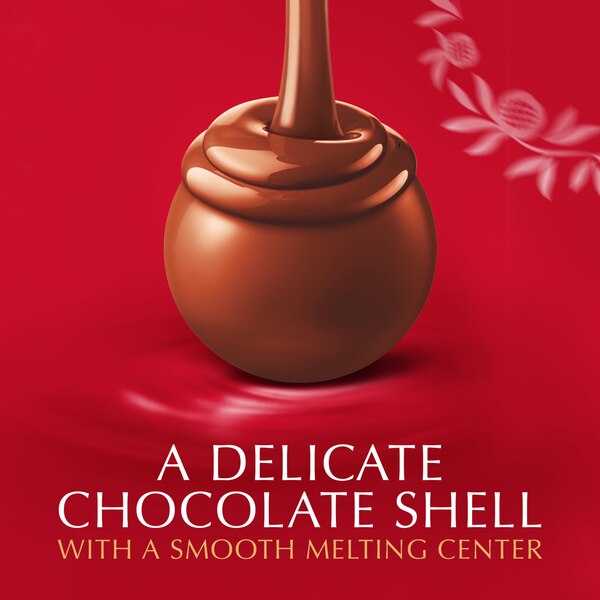 Lindt, Lindor Milk Chocolate Candy Truffles, Chocolates with Smooth, Melting Truffle Center Bag, 5.1 oz