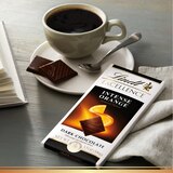 Lindt Excellence Intense Orange Dark Chocolate Candy Bar, With Almond Slivers, 3.5 oz, thumbnail image 2 of 7