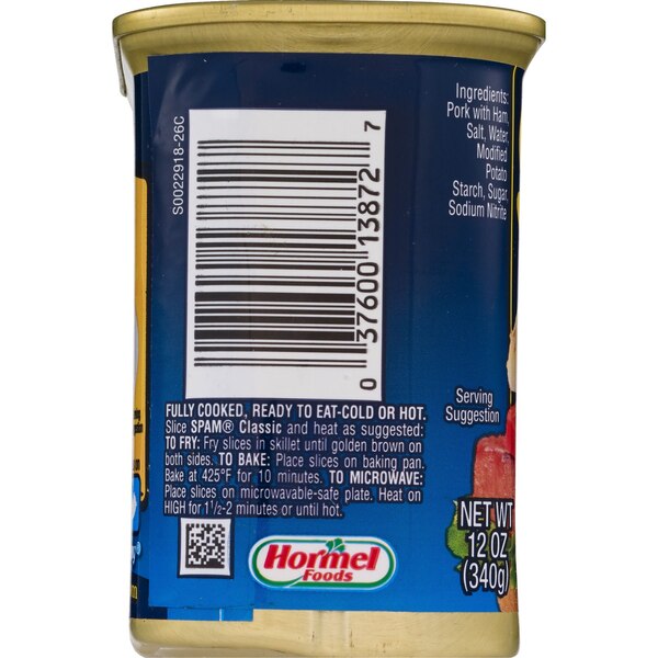 Spam Luncheon Meat, 12 oz