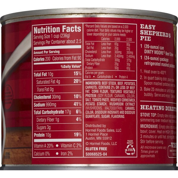 Dinty Moore Beef Stew, Can, 20 oz