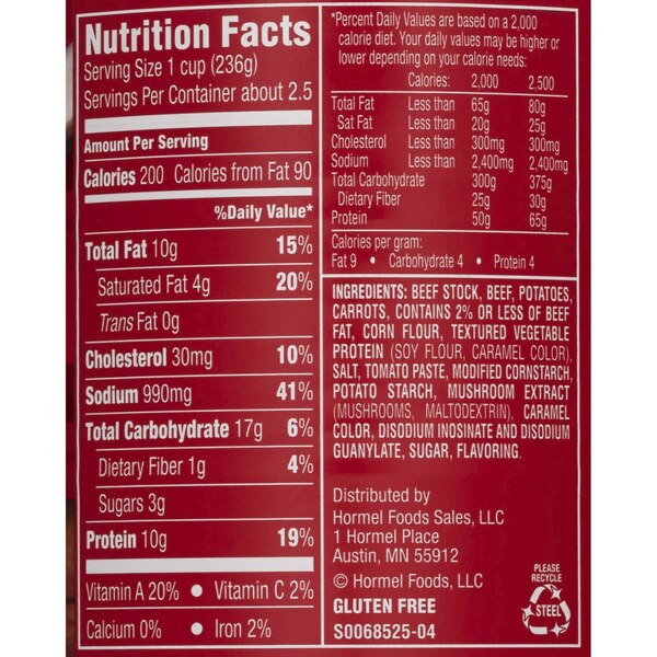 Dinty Moore Beef Stew, Can, 20 oz