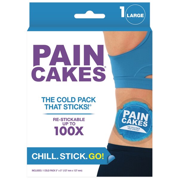 Pain Cakes Cold Pack, Large, Blue