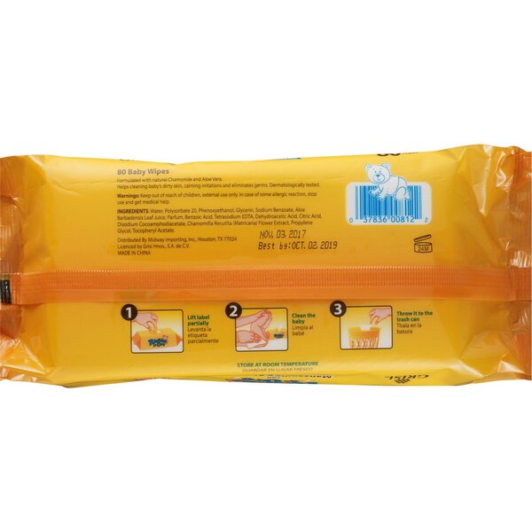Ricitos de Oro Baby Wipes Refill Pack