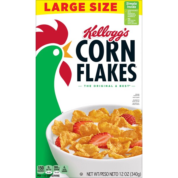 Corn Flakes Breakfast Cereal, 9.6 oz