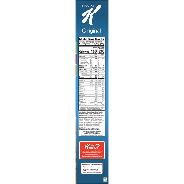Special K Original Breakfast Cereal, 12 oz