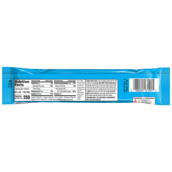 Rice Krispies Treats Marshmallow Snack Bar with Mini M&M's, 2.1 oz