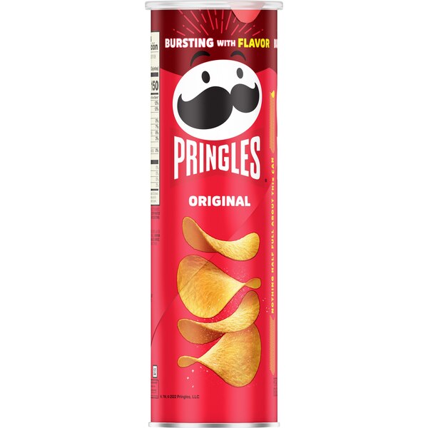 Pringles Original Potato Crisps, 5.2 oz