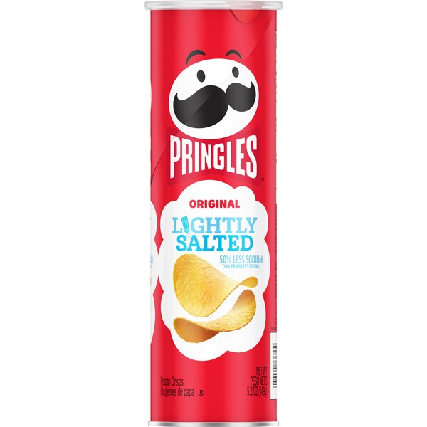 Pringles Lightly Salted Potato Crisps, 5.2 oz