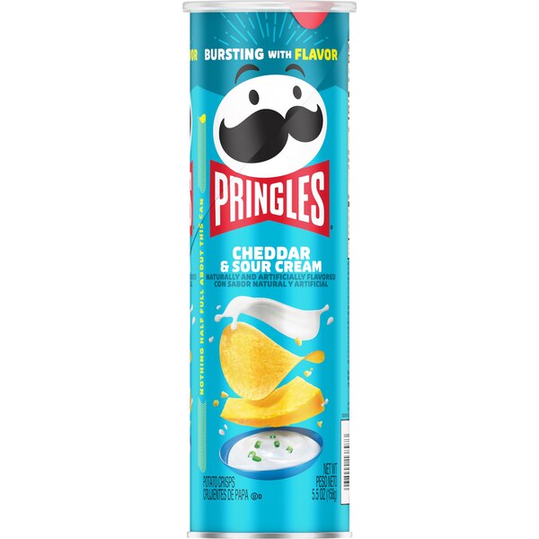 Pringles Cheddar & Sour Cream Potato Crisps, 5.5 oz