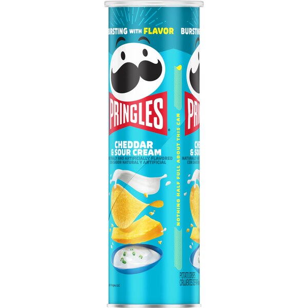 Pringles Cheddar & Sour Cream Potato Crisps, 5.5 oz