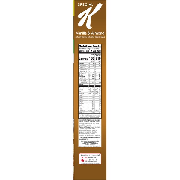 Special K Vanilla & Almond Breakfast Cereal