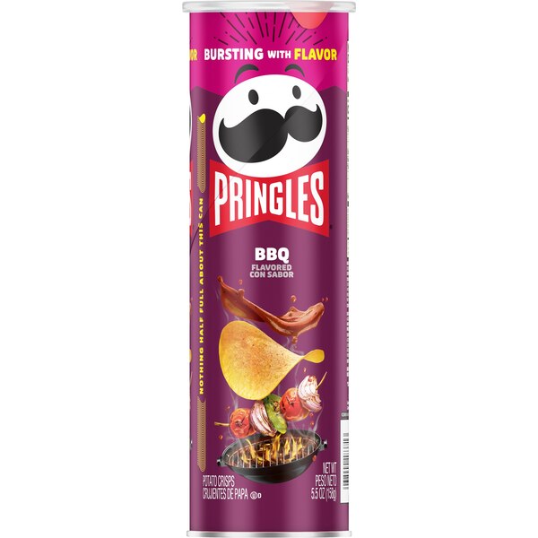Pringles BBQ Potato Crisps, 5.5 oz