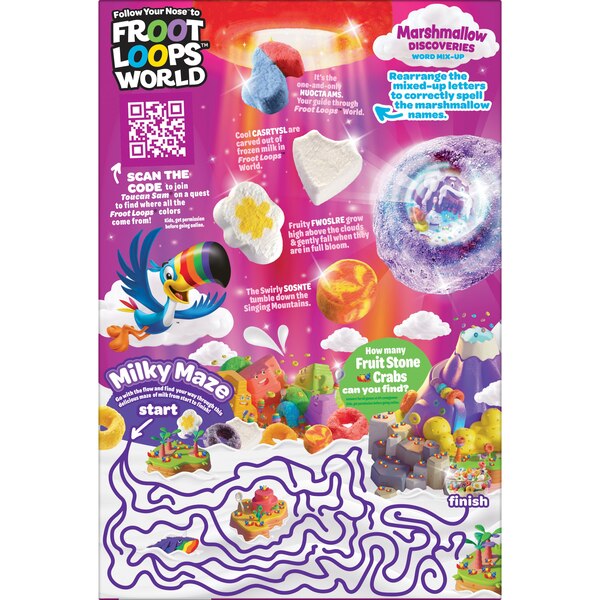 Froot Loops Breakfast Cereal with Marshmallows, 10.5 oz