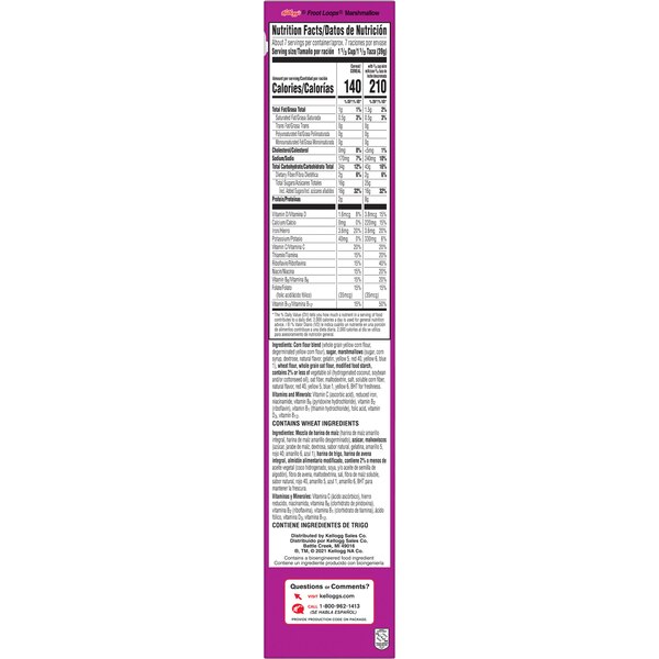 Froot Loops Breakfast Cereal with Marshmallows, 10.5 oz