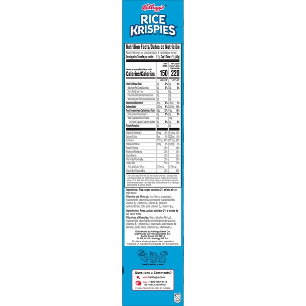 Rice Krispies Breakfast Cereal