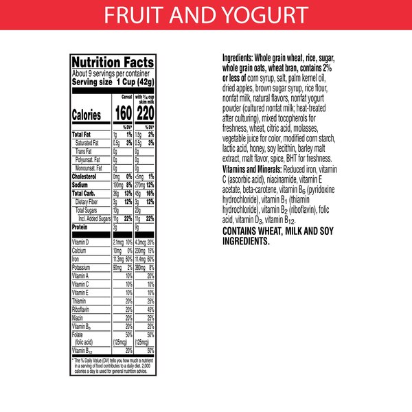 Special K Fruit & Yogurt Breakfast Cereal, 13 oz