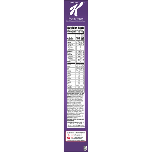 Special K Fruit & Yogurt Breakfast Cereal, 13 oz