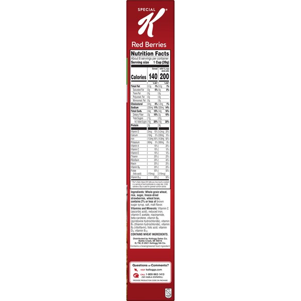 Special K Red Berries Breakfast Cereal