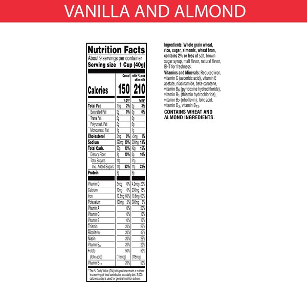 Special K Vanilla & Almond Breakfast Cereal
