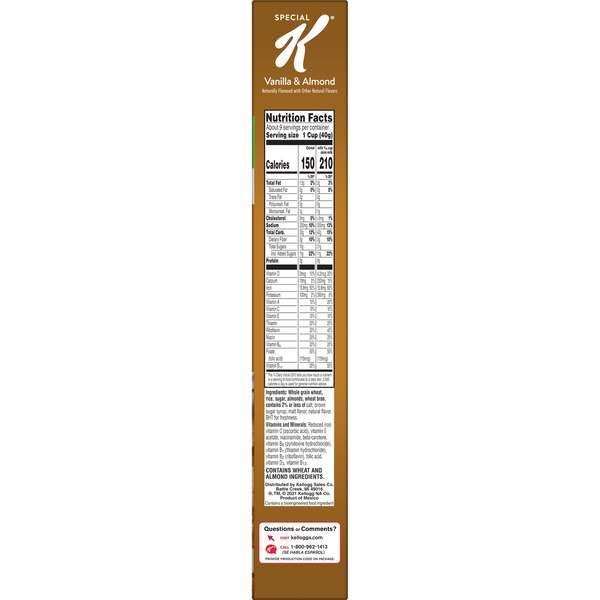 Special K Vanilla & Almond Breakfast Cereal