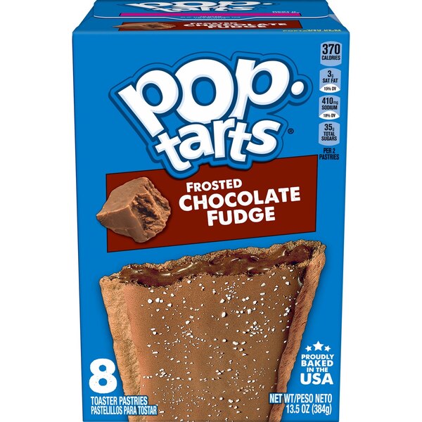 Kelloggs Poptarts, Chocolate Fudge Frosted, 8 ct, 13.5 oz
