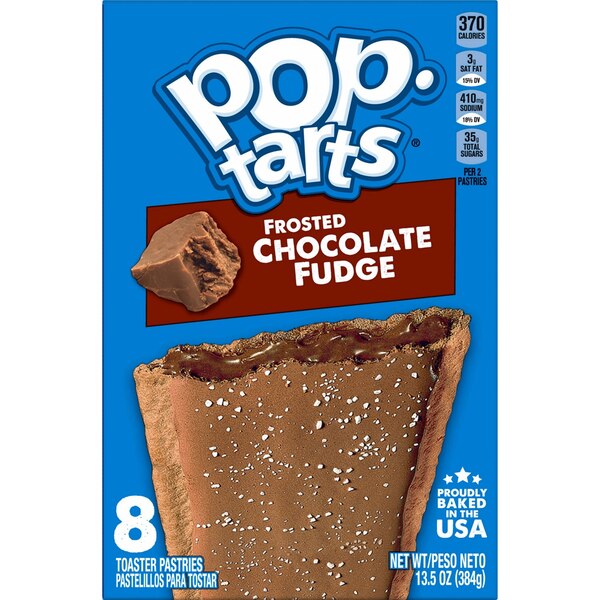 Kelloggs Poptarts, Chocolate Fudge Frosted, 8 ct, 13.5 oz