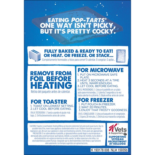 Pop-Tarts Frosted Toaster Pastries, 8 ct, 13.5 oz