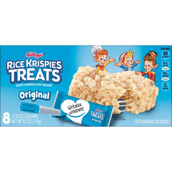 Rice Krispies Treats Marshmallow Snack Bars, 8 ct