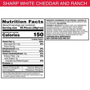 Pringles, Mingles Puffed Snacks Sharp White Cheddar and Ranch, 5.5 oz