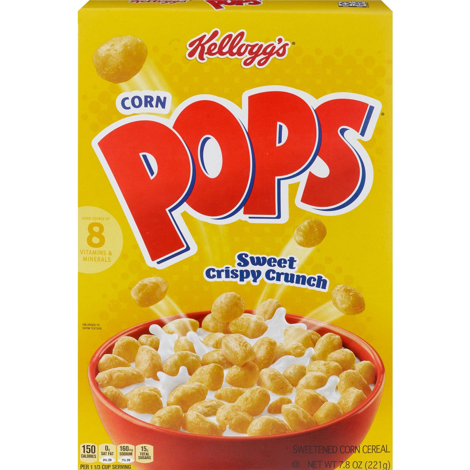 Corn Pops Breakfast Cereal, 7.8 oz