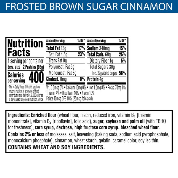 Pop-Tarts Frosted Toaster Pastries, 2 CT