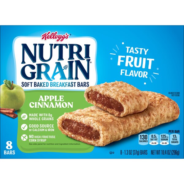 Nutri-Grain Soft Baked Breakfast Bars, 8 ct