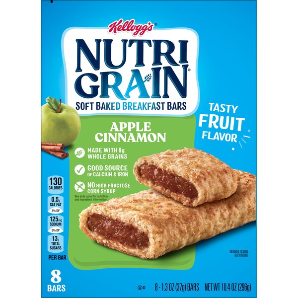 Nutri-Grain Soft Baked Breakfast Bars, 8 ct