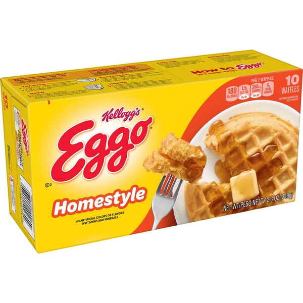 Eggo Homestyle Frozen Waffles, 10 CT