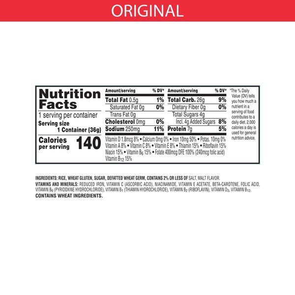 Special K Original Breakfast Cereal Cup, 1.25 OZ