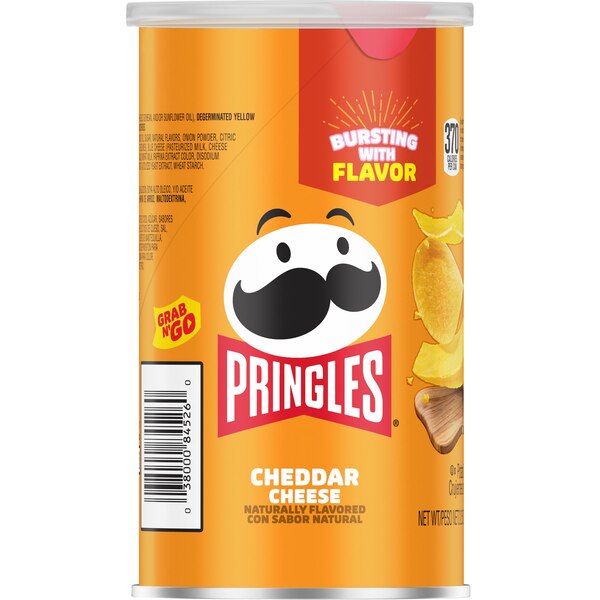 Pringles Cheddar Cheese Potato Crisps Grab N' Go, 2.3 oz
