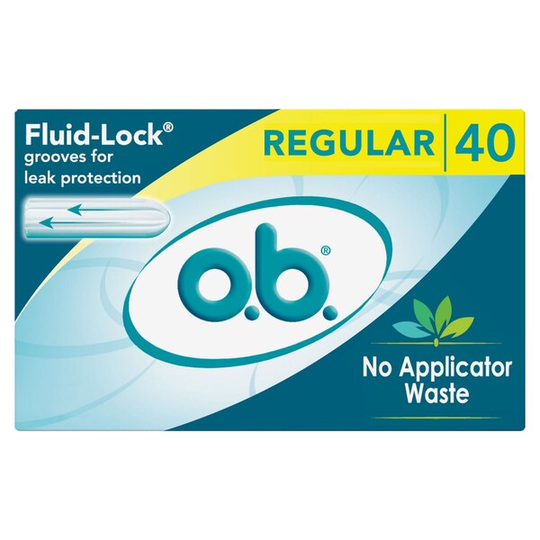 O.B. Pro Comfort Tampons, Regular Absorbency, 40 CT