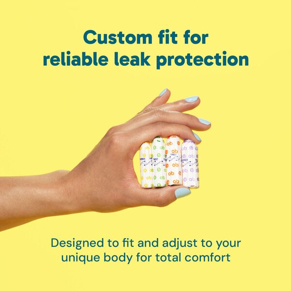 O.B. Pro Comfort Tampons, Regular Absorbency, 40 CT