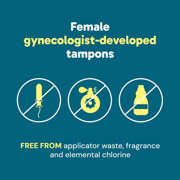 O.B. Tampons Non-Applicator Super, 40 CT