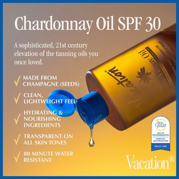 Vacation Chardonnay Oil, SPF 30