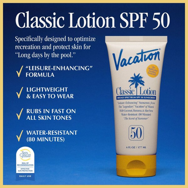 Vacation Classic Lotion, SPF 50