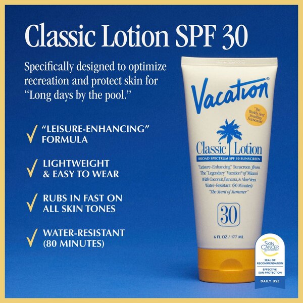 Vacation Classic Lotion, SPF 30