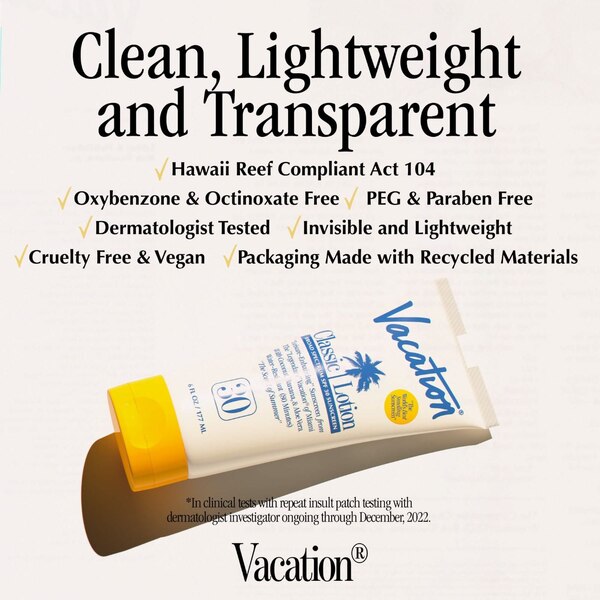 Vacation Classic Lotion, SPF 30