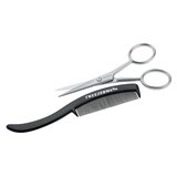 Tweezerman G.E.A.R. Moustache Scissors & Comb, thumbnail image