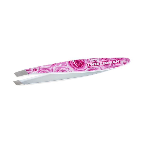 Tweezerman Mini Slant Tweezer, Printed