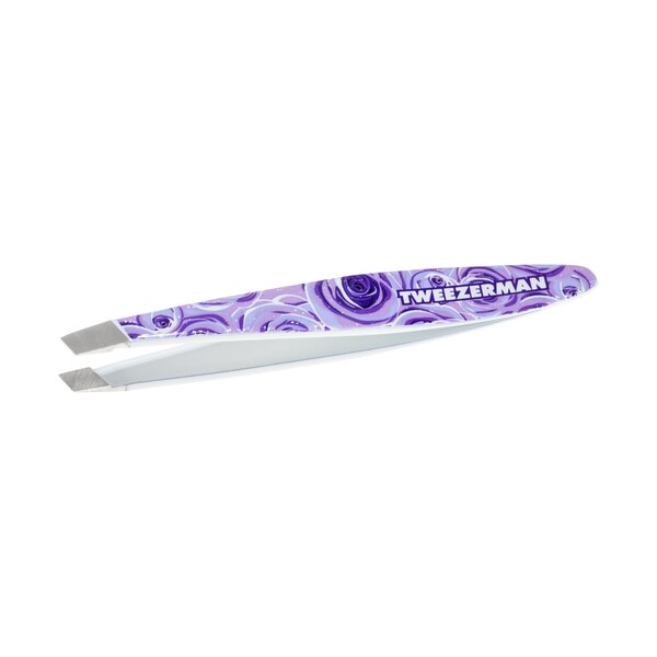 Tweezerman Mini Slant Tweezer, Printed